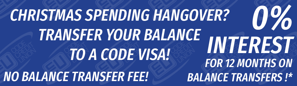 0% interest on balance transfers for 12 months with no balance transfer fee!