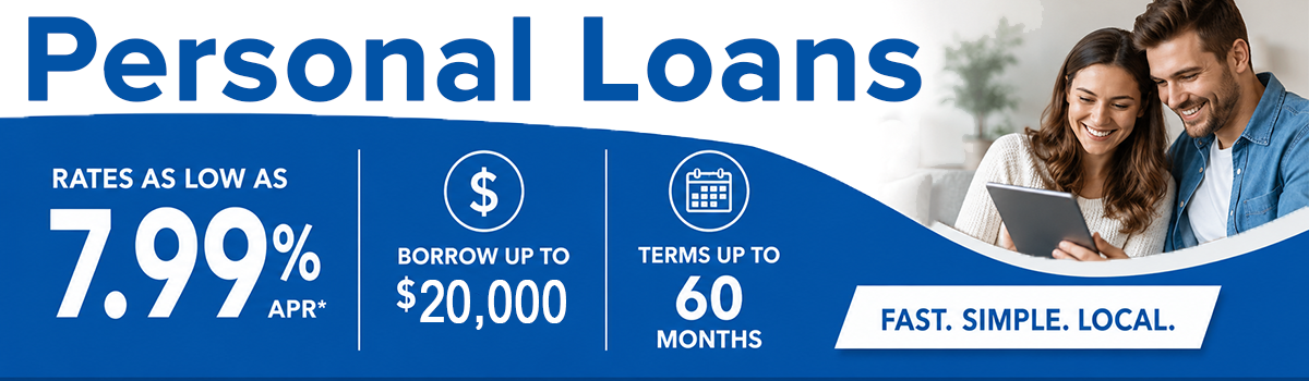 Personal loans with rates as low as 7.99% APR*. Borrow up to $20,000 for up to 60 months.