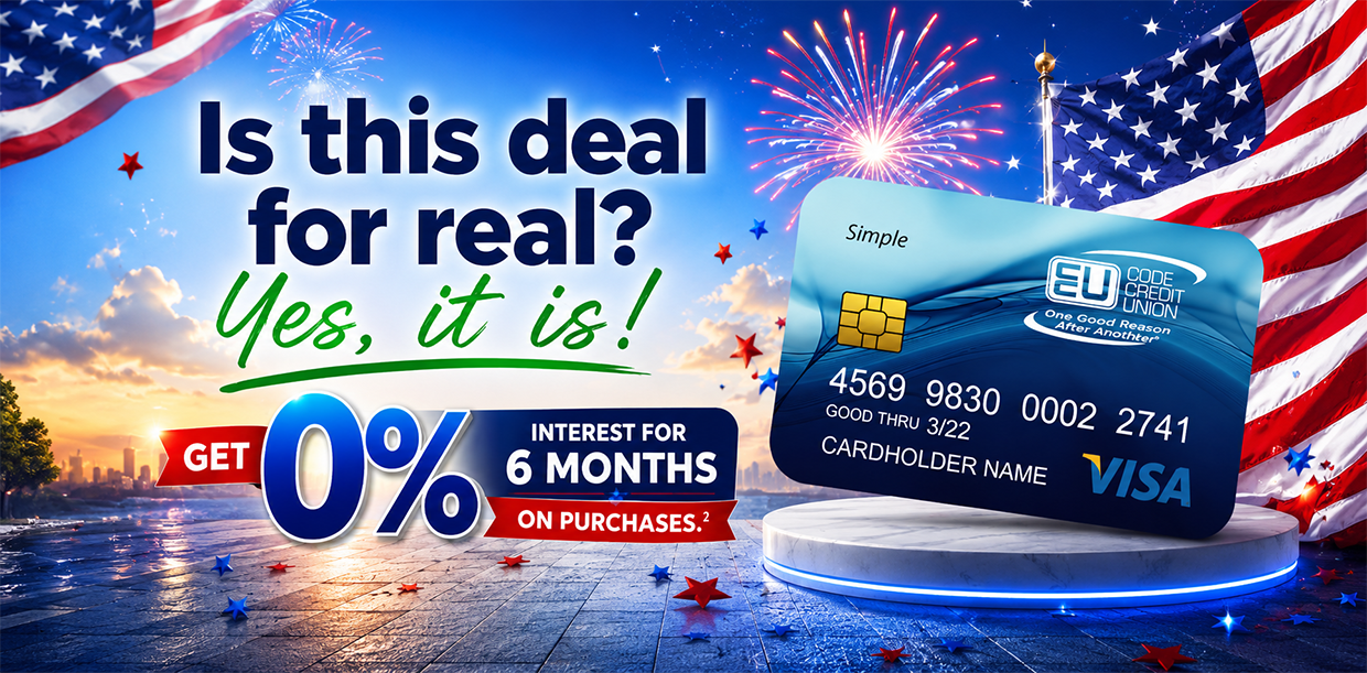 is this deal for real? yes it is! get 0% interest for 6 months on purchases^2