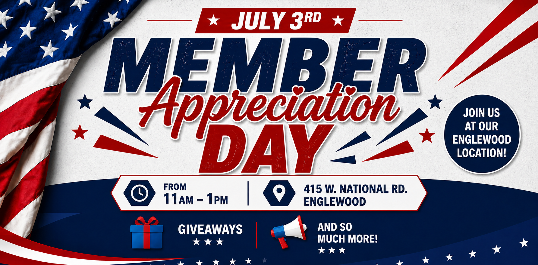 July 3rd Member appreciation day, Englewood.