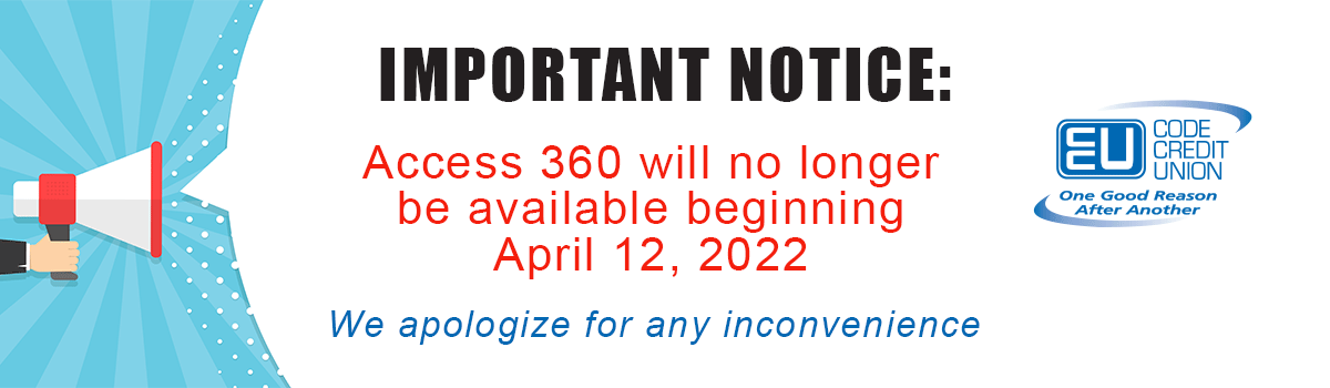 Important Notice Access 360